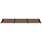 Vidaxl deurluifel 297,5x90 cm polycarbonaat zwart