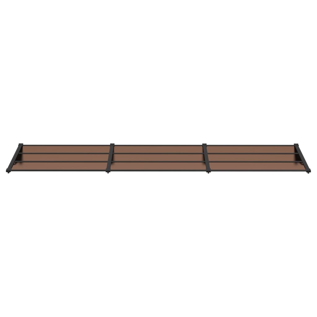 Vidaxl deurluifel 358,5x90 cm polycarbonaat zwart