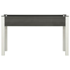 Vidaxl plantenbak verhoogd 120x40x75 cm hkc grijs