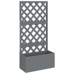 Vidaxl plantenbak met latwerk 65x33x135 cm hkc