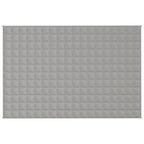 Vidaxl verzwaringsdeken 122x183 cm 9 kg stof grijs