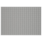 Vidaxl verzwaringsdeken 137x200 cm 6 kg stof grijs