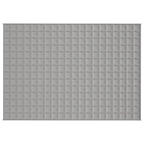 Vidaxl verzwaringsdeken 137x200 cm 10 kg stof grijs