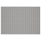 Vidaxl verzwaringsdeken 140x200 cm 10 kg stof grijs