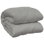 Vidaxl verzwaringsdeken 200x230 cm 9 kg stof grijs