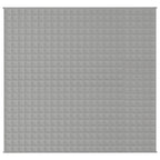 Vidaxl verzwaringsdeken 220x230 cm 11 kg stof grijs
