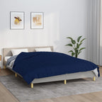 Vidaxl verzwaringsdeken 200x220 cm 9 kg stof blauw
