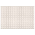 Vidaxl verzwaringsdeken 122x183 cm 5 kg stof lichtcrèmekleurig
