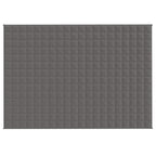 Vidaxl verzwaringsdeken 140x200 cm 10 kg stof grijs