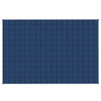 Vidaxl verzwaringsdeken 135x200 cm 10 kg stof blauw