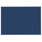Vidaxl verzwaringsdeken 140x200 cm 6 kg stof blauw