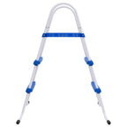 Vidaxl zwembadladder 84 cm blauw en wit