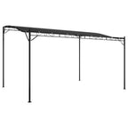 Vidaxl luifel 4x3 m 180 g m² stof en staal antracietkleurig
