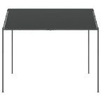 Vidaxl tuinpaviljoen 3x3 m staal en stof antracietkleurig