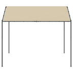 Vidaxl tuinpaviljoen 3x3 m staal en stof beige