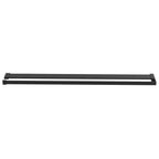 Vidaxl doucheschap voor inloopdouchewand 118 cm aluminium zwart
