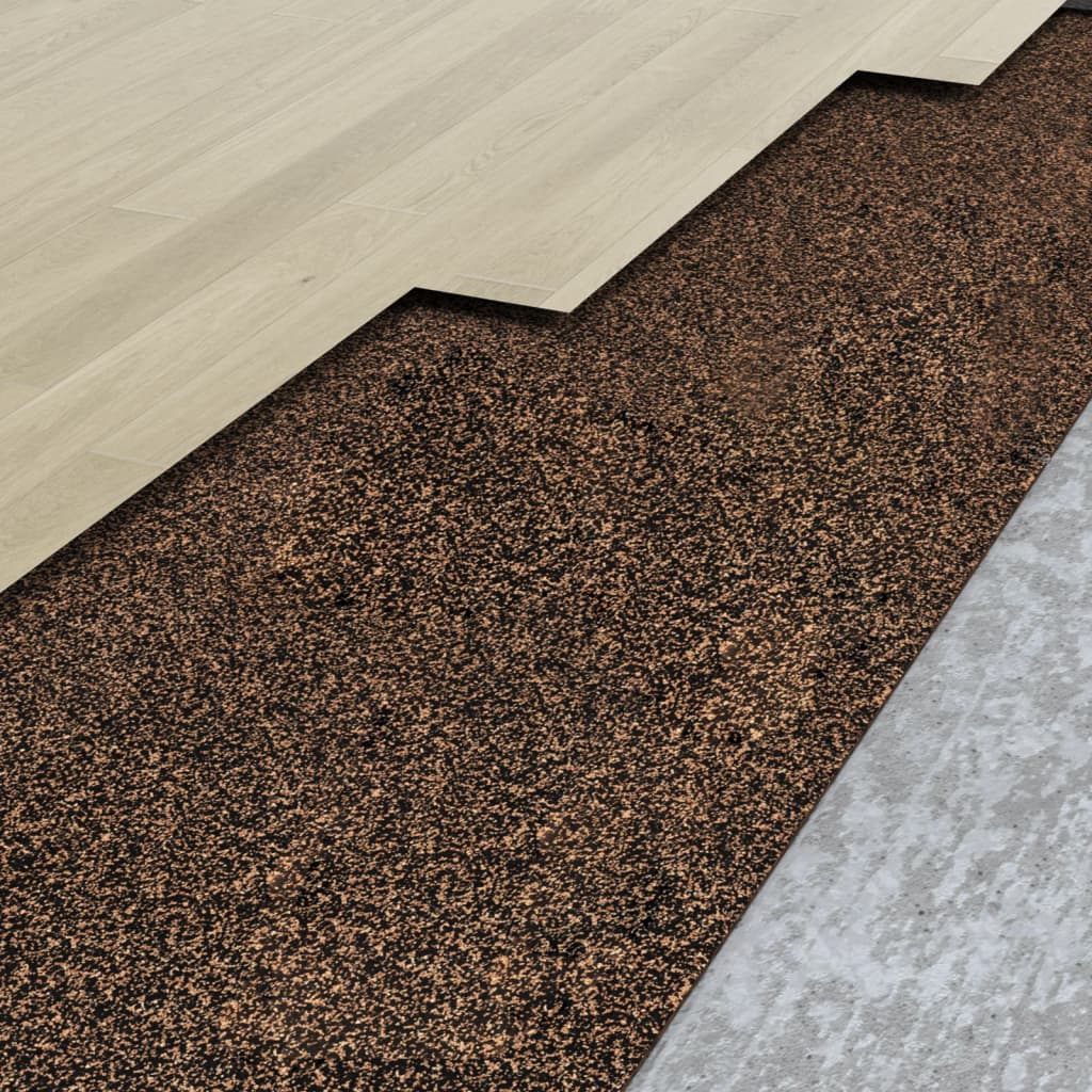 VidaXL Kurkrol 100x500 cm 5 mm rubber
