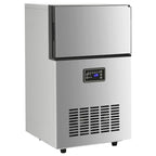 Vidaxl ijsblokjesmachine 45 kg 24 u zilverkleurig