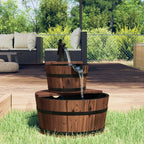 Vidaxl waterfontein met pomp 44,5x44,5x58 cm massief vurenhout