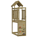 Vidaxl speeltoren met klimwand 53x110x214 cm geïmpregneerd grenenhout