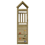 Vidaxl speeltoren met klimwand 53x110x214 cm geïmpregneerd grenenhout