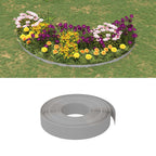 Vidaxl tuinranden 3 st 10 m 10 cm polyetheen grijs
