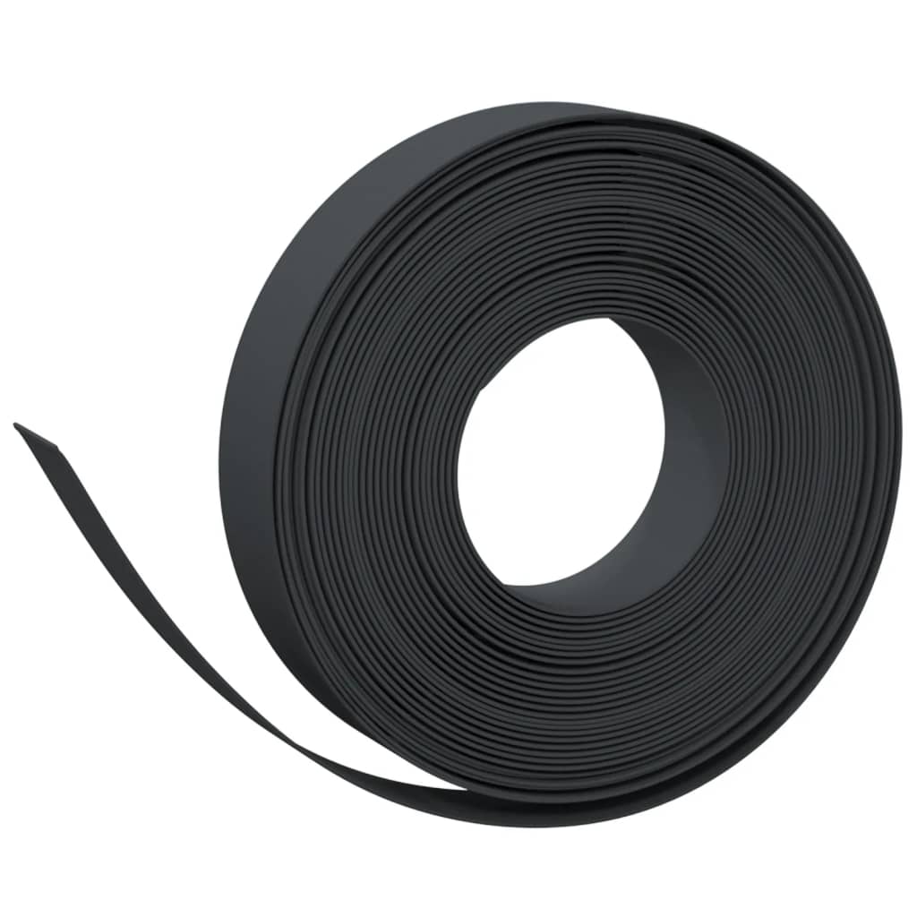Vidaxl tuinranden 2 st 10 m 10 cm polyetheen zwart
