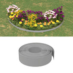Vidaxl tuinranden 2 st 10 m 15 cm polyetheen grijs