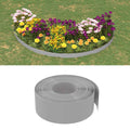 Vidaxl tuinranden 4 st 10 m 20 cm polyetheen grijs