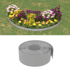 Vidaxl tuinranden 5 st 10 m 20 cm polyetheen grijs
