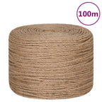 Vidaxl touw 100 m lang 8 mm dik jute