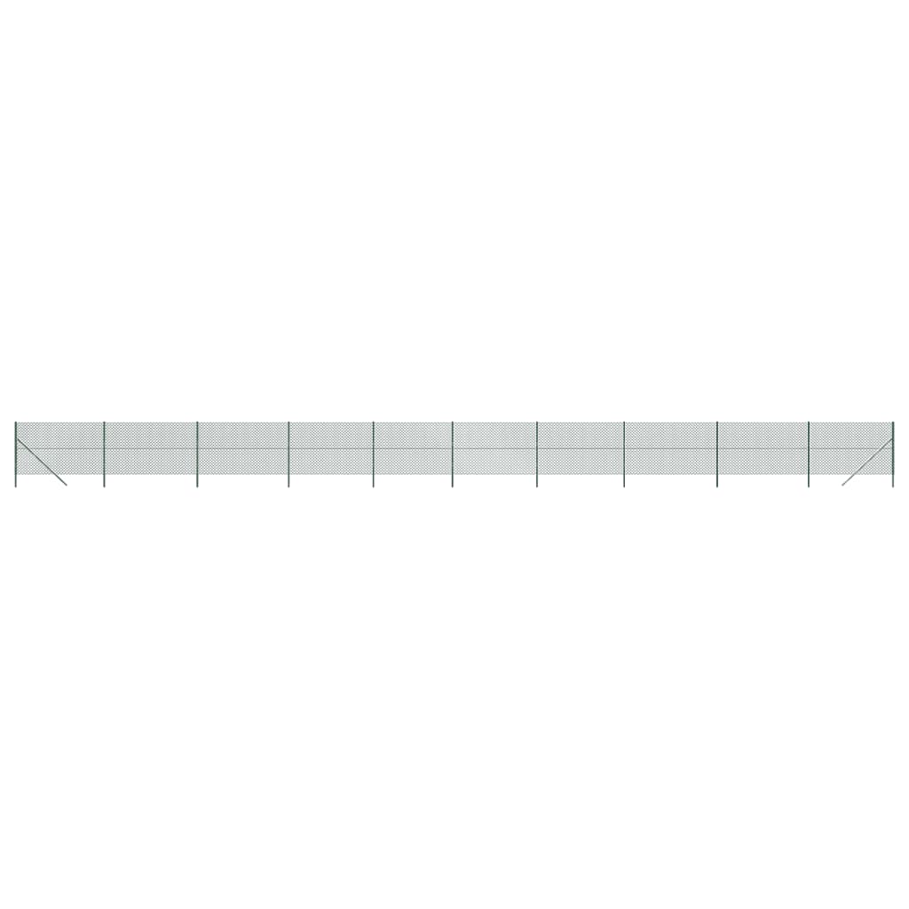 VidaXL Gaashek 1,4x25 m groen