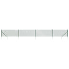 Vidaxl gaashek met grondankers 0,8x10 m groen