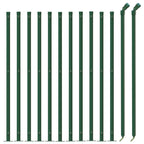 Vidaxl gaashek met flens 1,1x25 m groen