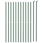 VidaXL Gaashek met flens 1,6x25 m groen
