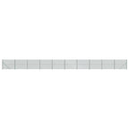 VidaXL Gaashek met flens 2x25 m groen