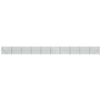 VidaXL Gaashek met flens 2,2x25 m groen