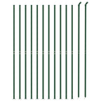VidaXL Gaashek met flens 2,2x25 m groen