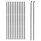 VidaXL Gaashek 2,2x25 m antracietkleurig