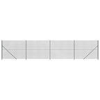 Vidaxl gaashek met flens 2,2x10 m antracietkleurig