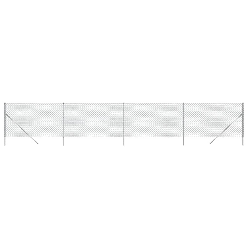 VidaXL Gaashek 1,8x10 m zilverkleurig