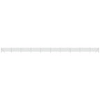 Vidaxl gaashek 0,8x25 m zilverkleurig
