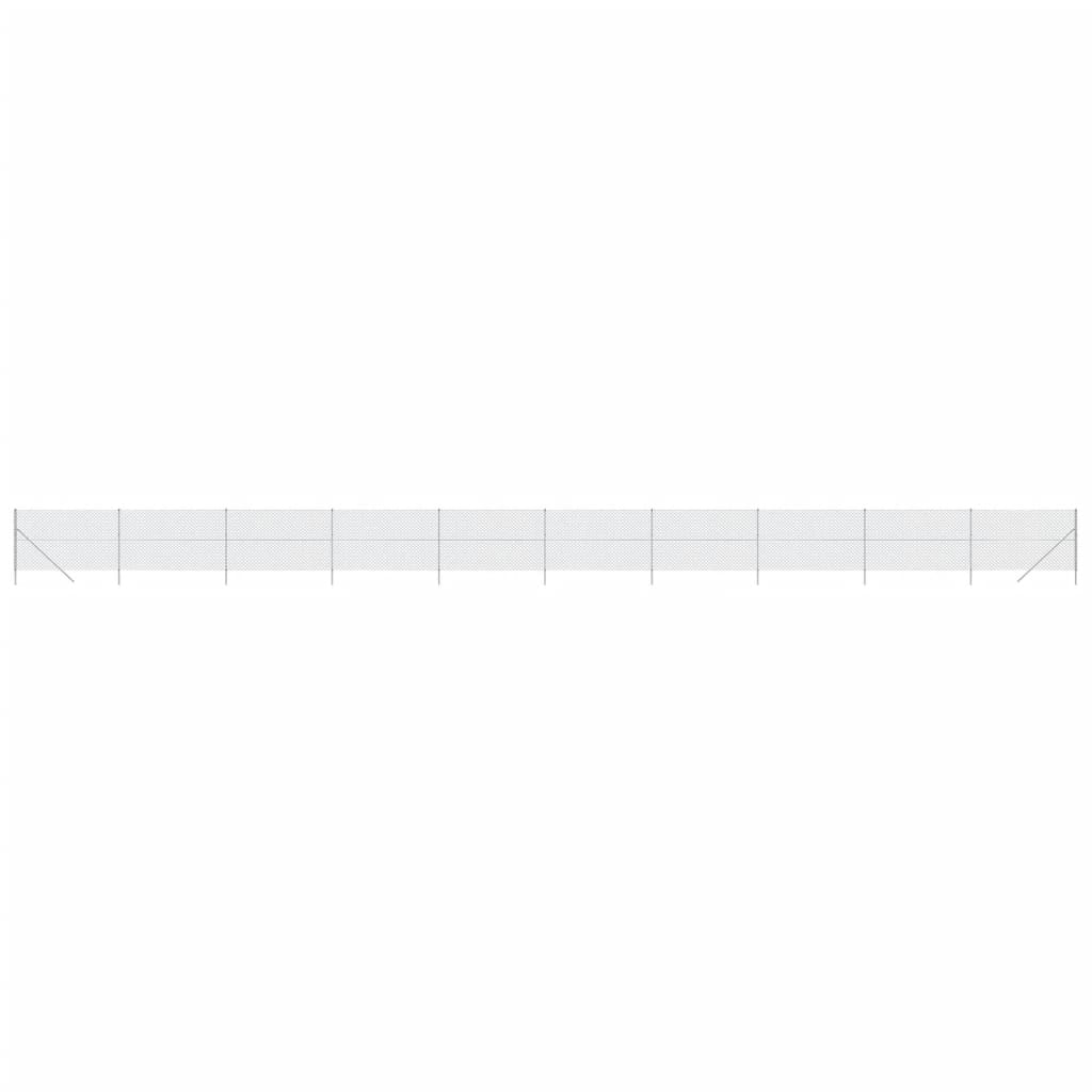 VidaXL Gaashek 1,6x25 m zilverkleurig