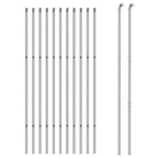 VidaXL Gaashek 1,6x25 m zilverkleurig