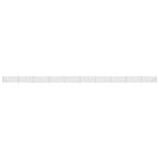 VidaXL Gaashek met flens 1,1x25 m zilverkleurig