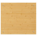 Vidaxl kookplaatafdekking 50x56x1,5 cm bamboe