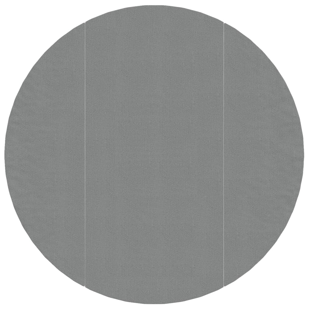 Vidaxl zwembadgrondzeil ø306 cm polyester geotextiel lichtgrijs