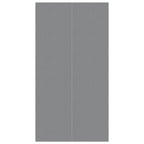 Vidaxl zwembadgrondzeil 420x220 cm polyester geotextiel lichtgrijs