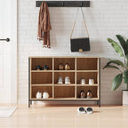 Vidaxl schoenenkast 100x35x70 cm bewerkt hout sonoma eikenkleurig