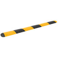 Vidaxl verkeersdrempel 323x32,5x4 cm rubber geel en zwart